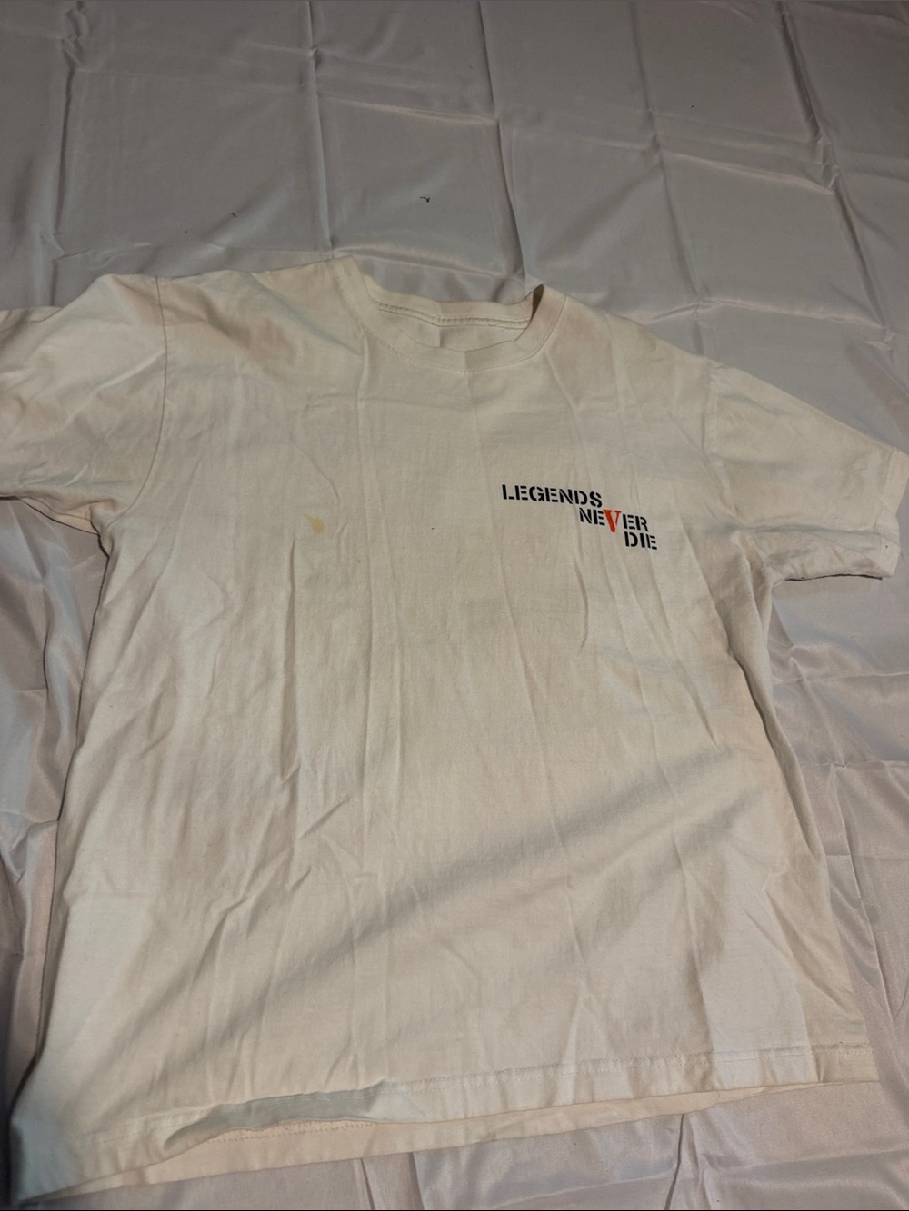 VLONE Cream "Legends Never Die" Short Sleeve Tee